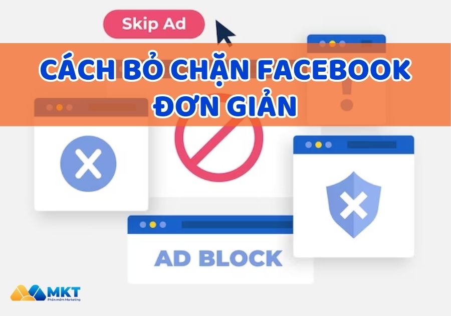 cách bỏ chặn facebook