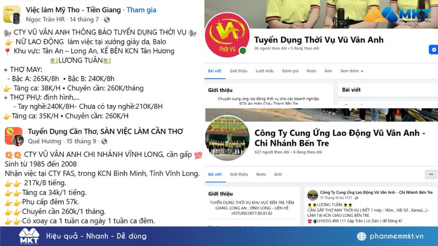 công ty cung ứng lao động Vũ Vân Anh